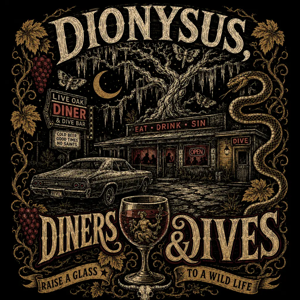 Dionysus, Diners & Dives