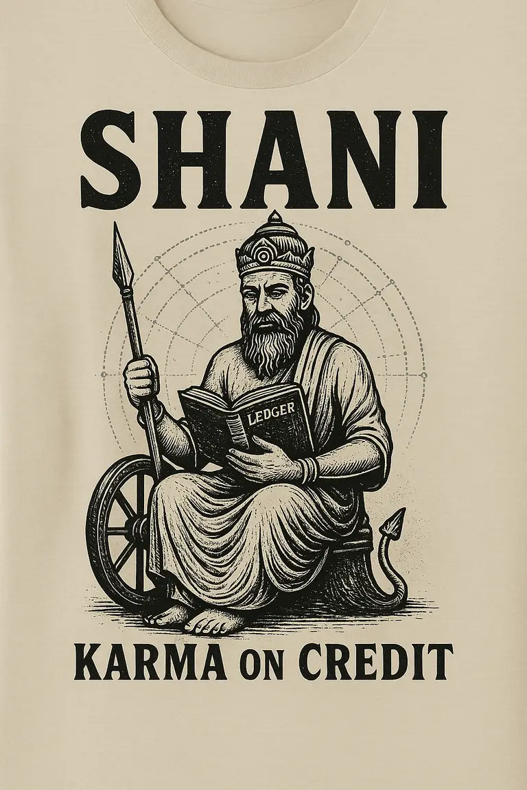 Shani — Karma on Credit (Garment Proof)