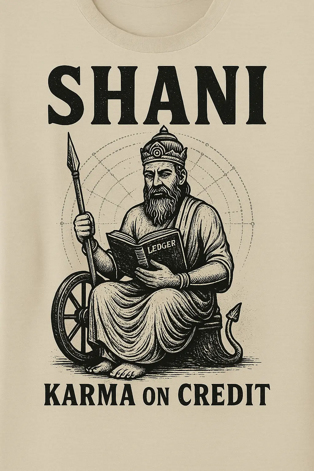Shani — Karma on Credit (Garment Proof)